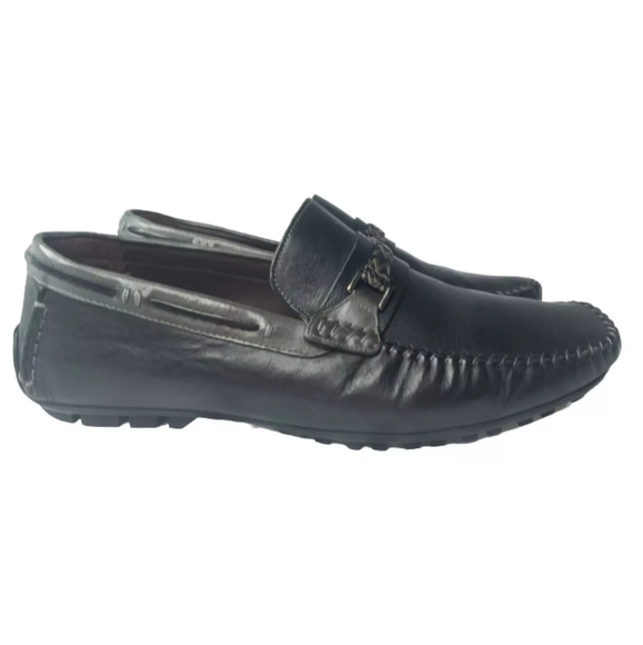 Bacco Bucci Shoes Bacco Bucci Zagreb Black Leather Calfskin